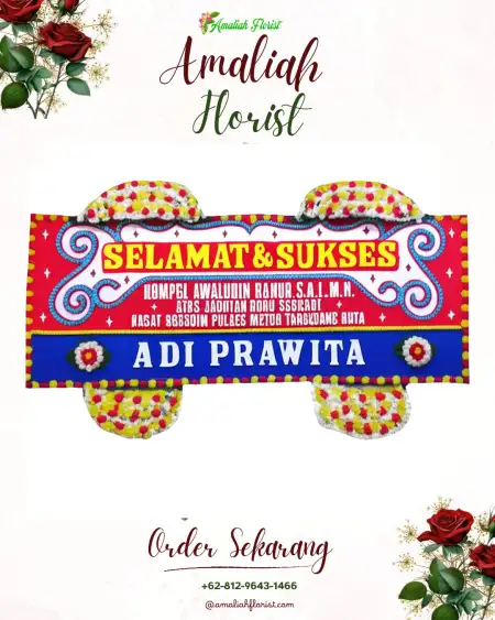 Papan Bunga Ucapan Selamat Antasan Besar